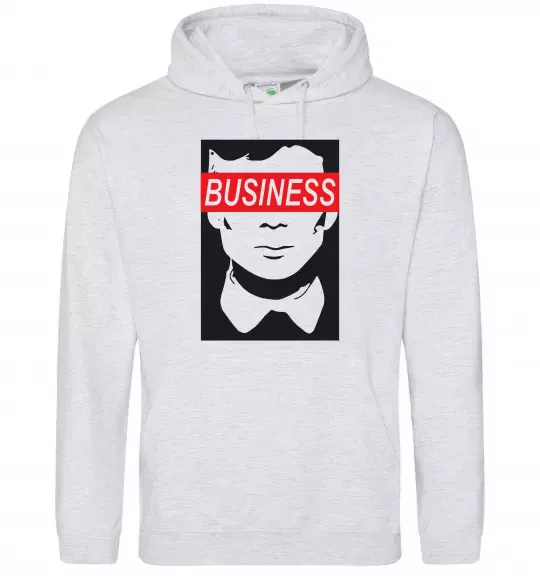 Чоловіча толстовка (худі) Thomas Shelby Сірий меланж фото