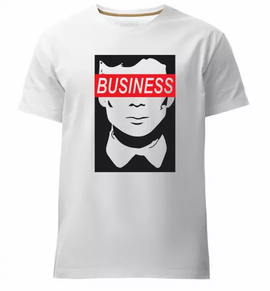 Мужская премиум футболка Thomas Shelby Белый фото