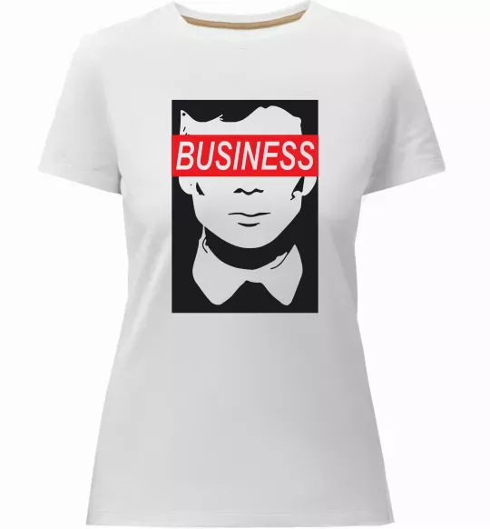 Жіноча преміум футболка Thomas Shelby Білий фото