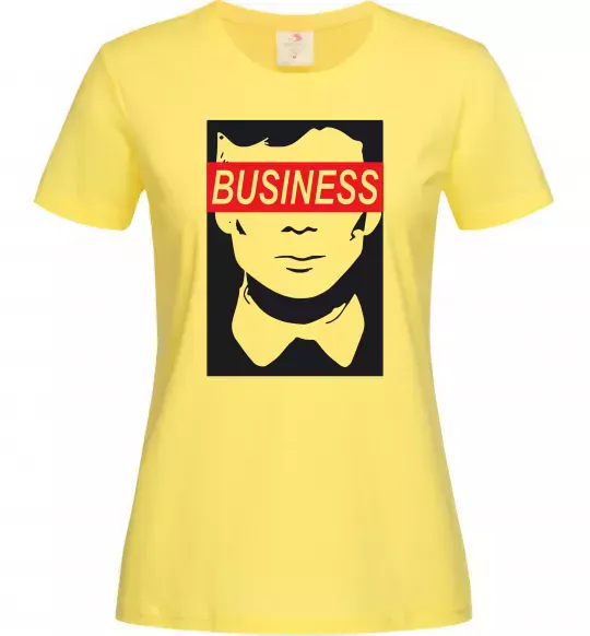 Женская футболка Thomas Shelby Лимонный фото