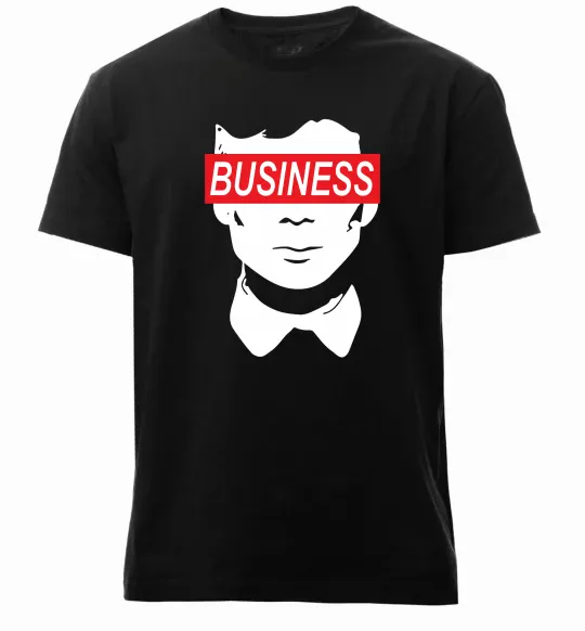 Мужская премиум футболка Thomas Shelby Черный фото