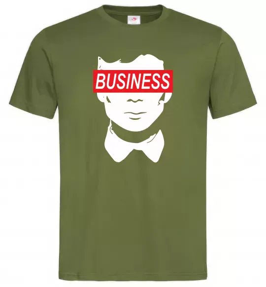 Мужская футболка Thomas Shelby Оливковый фото