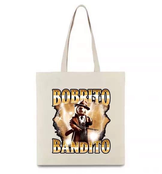 Эко-сумка Bobrito bandito Бежевый фото