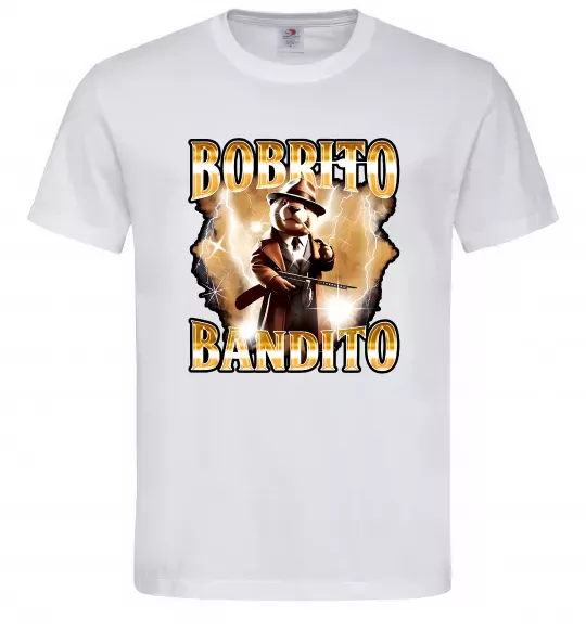 Чоловіча футболка Bobrito bandito Білий фото