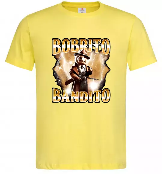 Чоловіча футболка Bobrito bandito Лимонний фото
