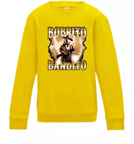 Дитячий світшот Bobrito bandito Сонячно жовтий фото