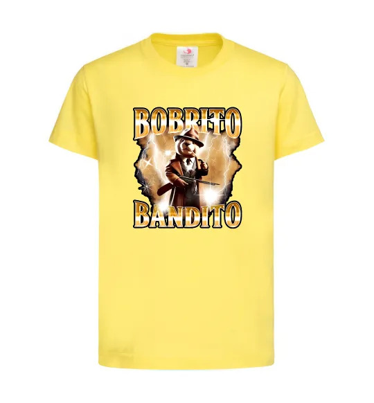 Дитяча футболка Bobrito bandito Лимонний фото