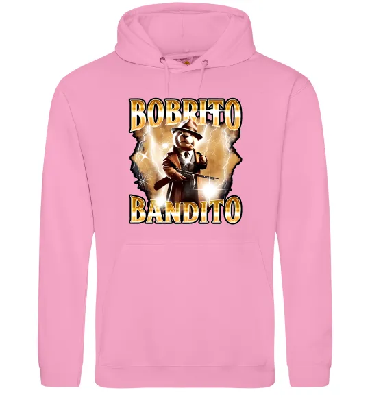 Чоловіча толстовка (худі) Bobrito bandito Рожевий фото