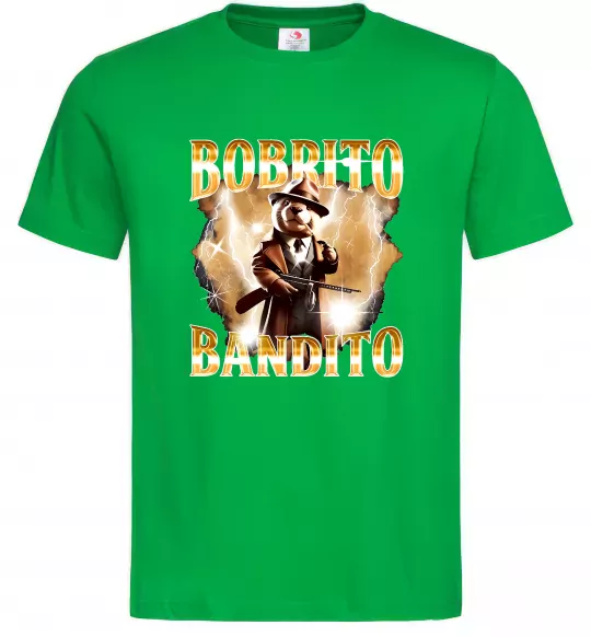 Чоловіча футболка Bobrito bandito Зелений фото