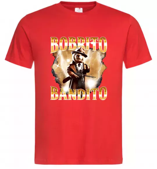 Чоловіча футболка Bobrito bandito Червоний фото