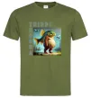 Мужская футболка Trippi Troppa Оливковый фото