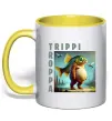 Чашка с цветной ручкой Trippi Troppa Солнечно желтый Чашка с цветной ручкой Trippi Troppa Солнечно желтый фото
