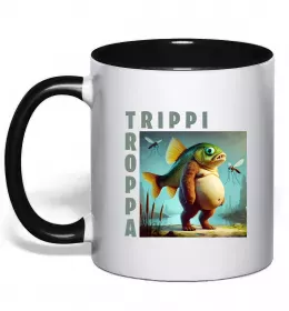 Чашка с цветной ручкой