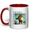 Чашка с цветной ручкой Trippi Troppa Красный Чашка с цветной ручкой Trippi Troppa Красный фото