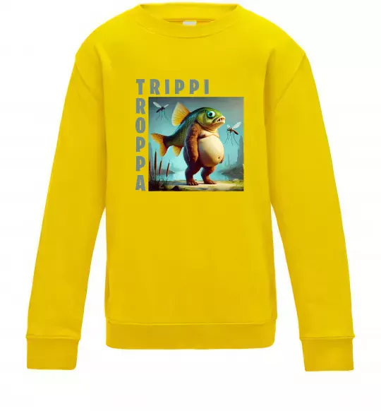 Детский Свитшот Trippi Troppa Солнечно желтый фото