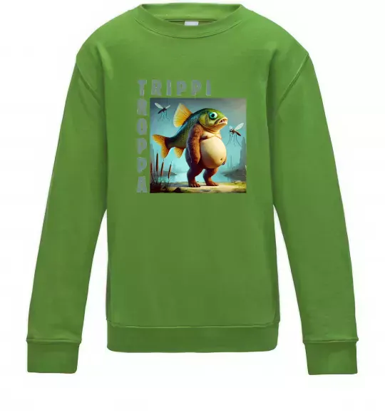 Детский Свитшот Trippi Troppa Лаймовый фото