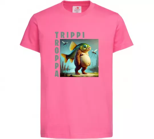 Детская футболка Trippi Troppa Ярко-розовый фото