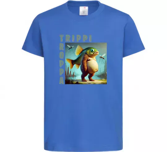 Детская футболка Trippi Troppa Ярко-синий фото