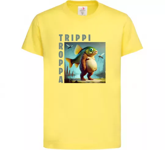 Детская футболка Trippi Troppa Лимонный фото