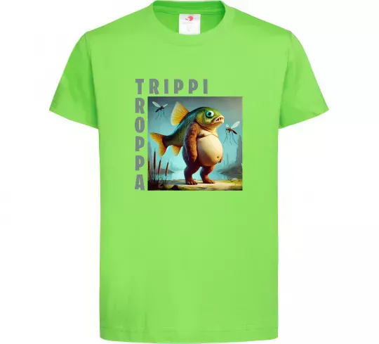 Детская футболка Trippi Troppa Лаймовый фото