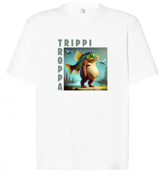 Футболка Оверсайз Trippi Troppa Белый фото