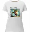 Женская премиум футболка Trippi Troppa Белый фото