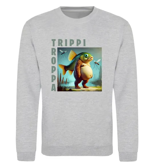 Світшот Trippi Troppa Сірий меланж фото