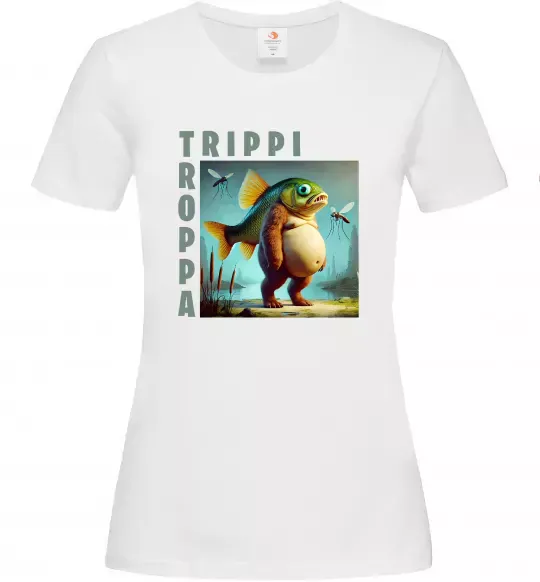 Жіноча футболка Trippi Troppa Білий фото