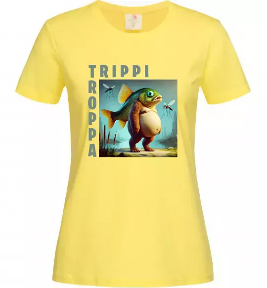 Жіноча футболка Trippi Troppa Лимонний фото