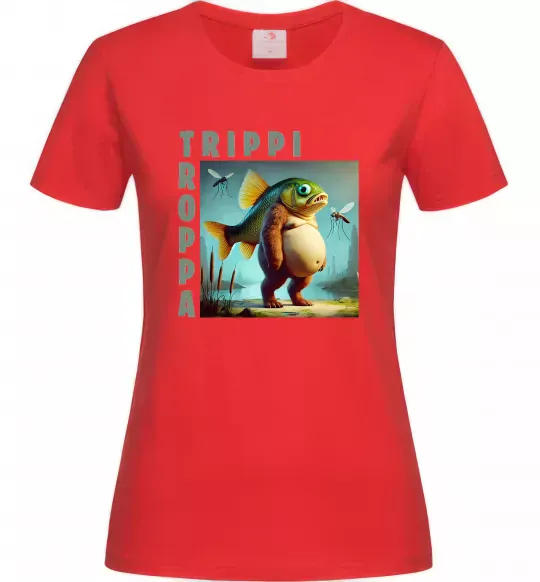 Жіноча футболка Trippi Troppa Червоний фото