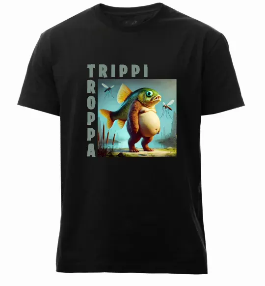 Мужская премиум футболка Trippi Troppa Черный фото