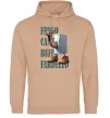 Женская толстовка (худи) Frigo Camelo Песочный фото