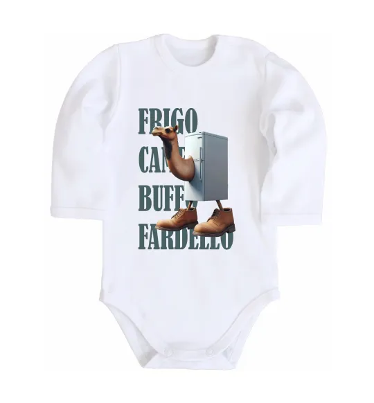 Дитячий бодік Frigo Camelo Білий фото