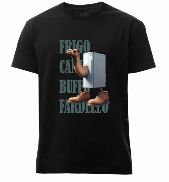 Чоловіча преміум футболка Frigo Camelo Чорний фото