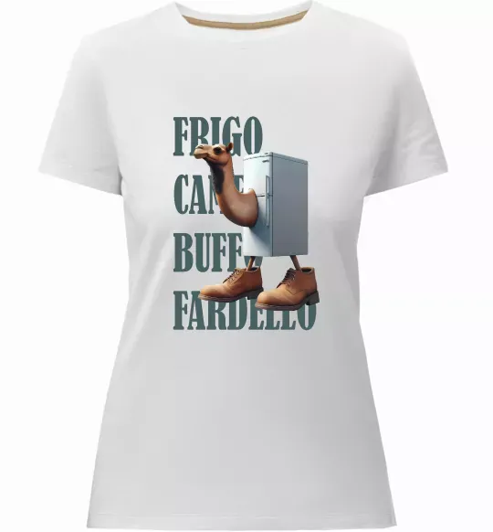 Жіноча преміум футболка Frigo Camelo Білий фото