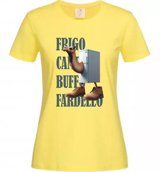 Женская футболка Frigo Camelo Лимонный фото