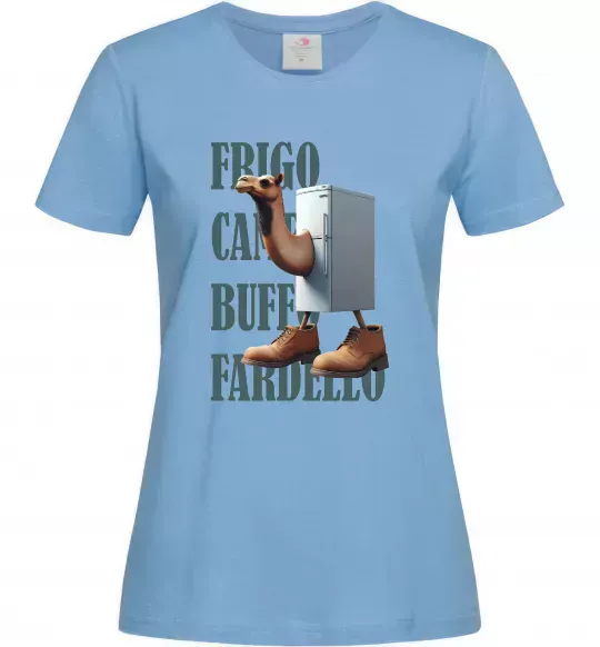 Женская футболка Frigo Camelo Голубой фото