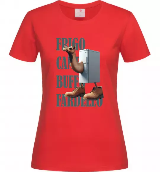 Женская футболка Frigo Camelo Красный фото
