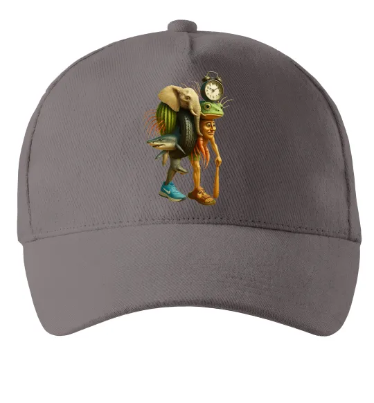 Кепка Trippa Troppa Tralala Lirilì Rilà Tung Tung Сірий фото