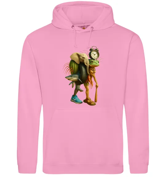 Мужская толстовка (худи) Trippa Troppa Tralala Lirilì Rilà Tung Tung Розовый фото