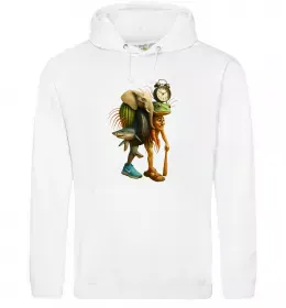 Чоловіча толстовка (худі) Тривожна маса Білий фото