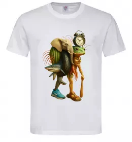 Чоловіча футболка Тривожна маса Білий фото