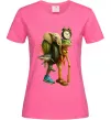Жіноча футболка Trippa Troppa Tralala Lirilì Rilà Tung Tung Яскраво-рожевий фото