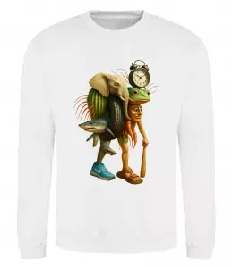 Свитшот Tung tung tung sahur Черный фото