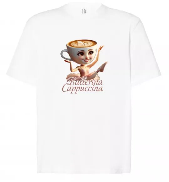 Футболка Оверсайз Ballerina Cappucina Белый фото