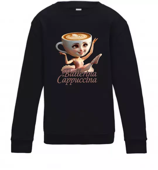 Дитячий світшот Ballerina Cappucina Чорний фото