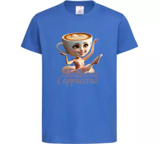 Детская футболка Ballerina Cappucina Ярко-синий фото