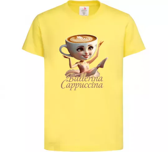 Детская футболка Ballerina Cappucina Лимонный фото