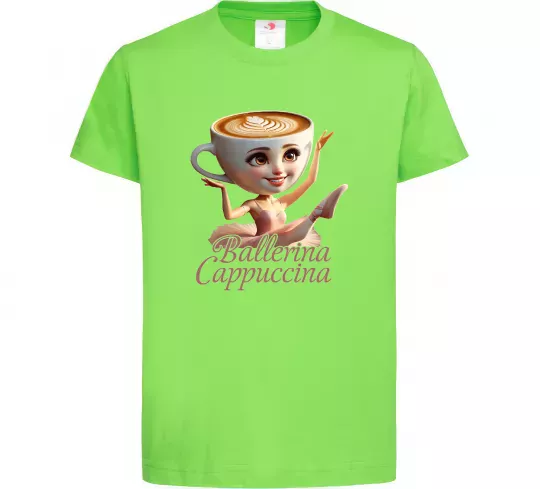 Детская футболка Ballerina Cappucina Лаймовый фото
