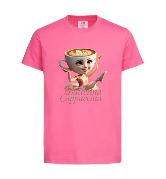 Детская футболка Ballerina Cappucina Ярко-розовый фото